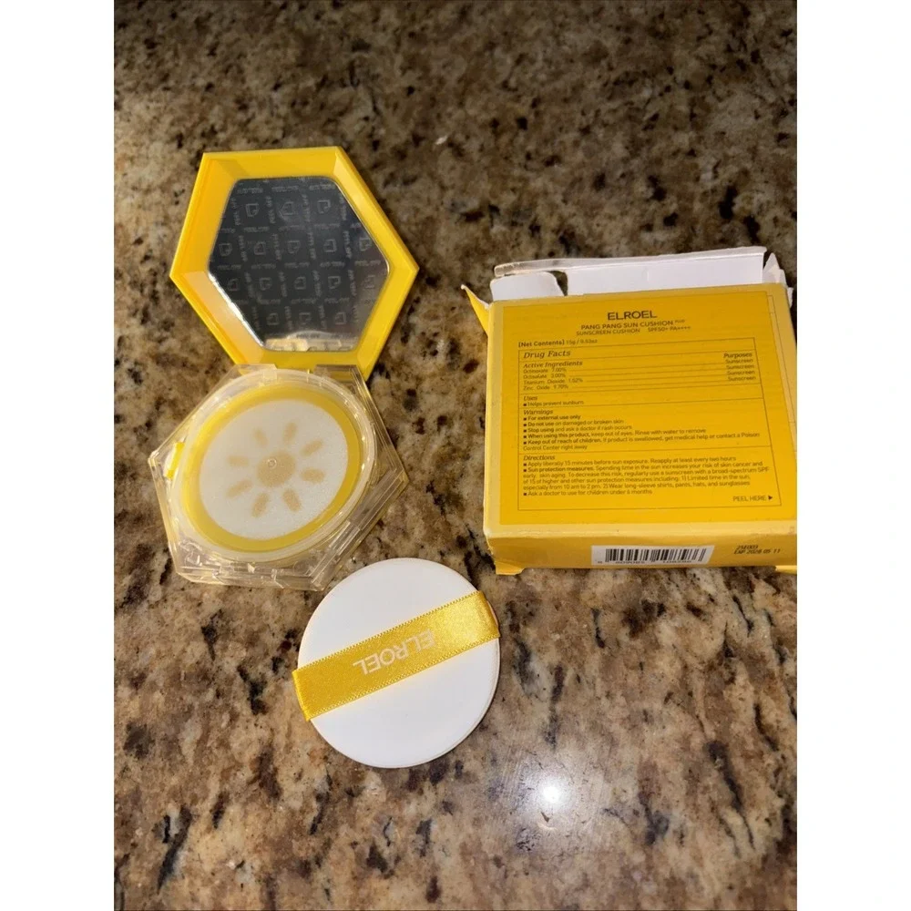 ELROEL Pang Pang Big Sun Cushion UV Shield SPF50+ PA++++ 25g Sunscreen Sun Cream